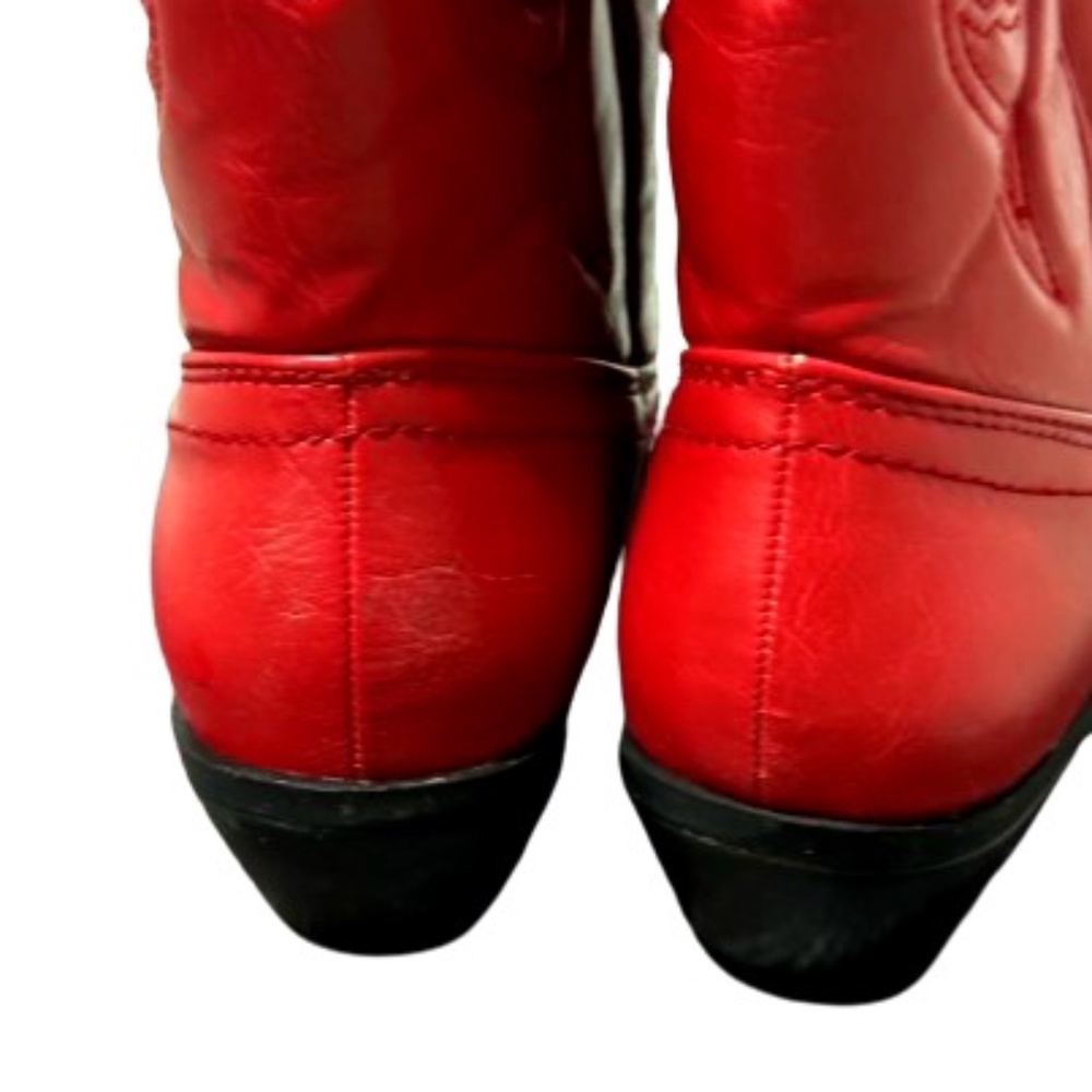 Striking Red Cowgirl Western boots! Size 5.5 - Picture 8 of 8